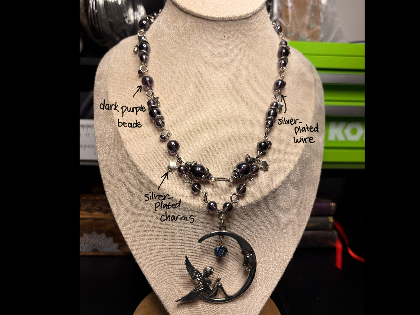 Violet Fairy Necklace