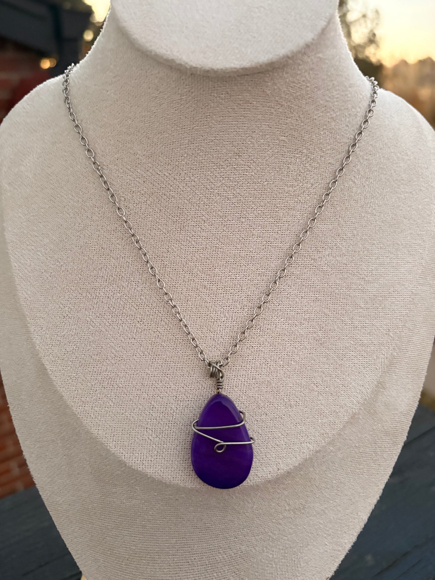 Purple Agate Wrap