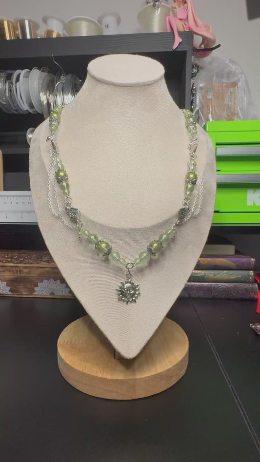 Emerald Sun Necklace