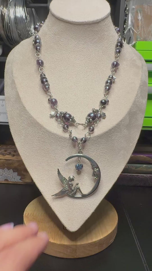 Violet Fairy Necklace